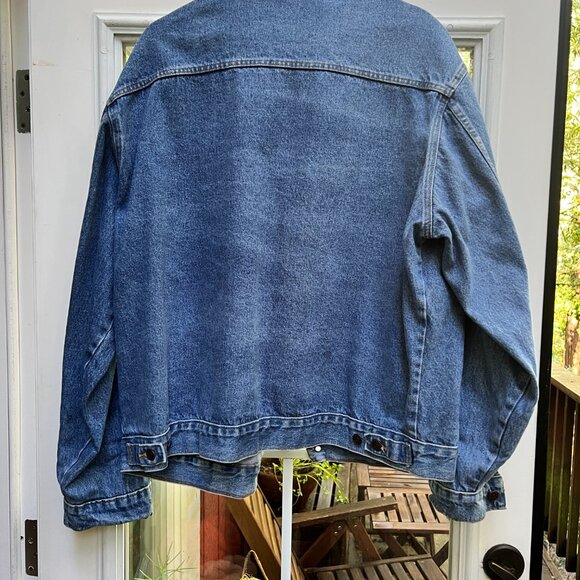 Vintage Union Line Denim Trucker Jacket - XL - Picture 2 of 7